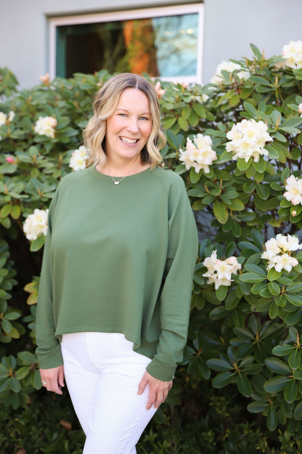 Bamboo French Terry Crop Sweatshirt