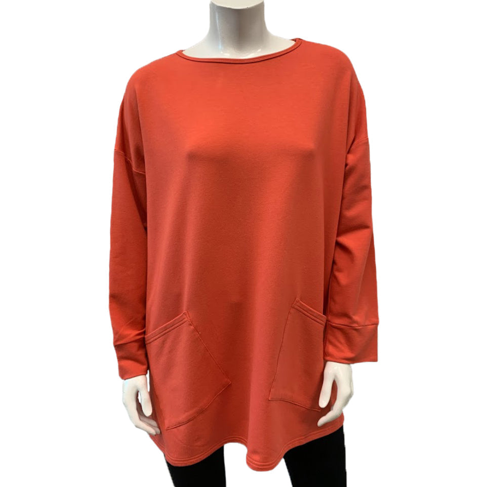 Sale - Bamboo French Terry Two Pocket Tunic