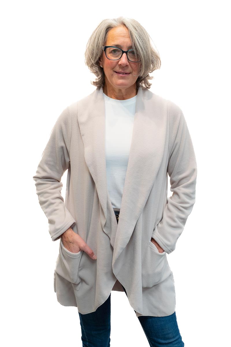 Polar on sale fleece cardigan