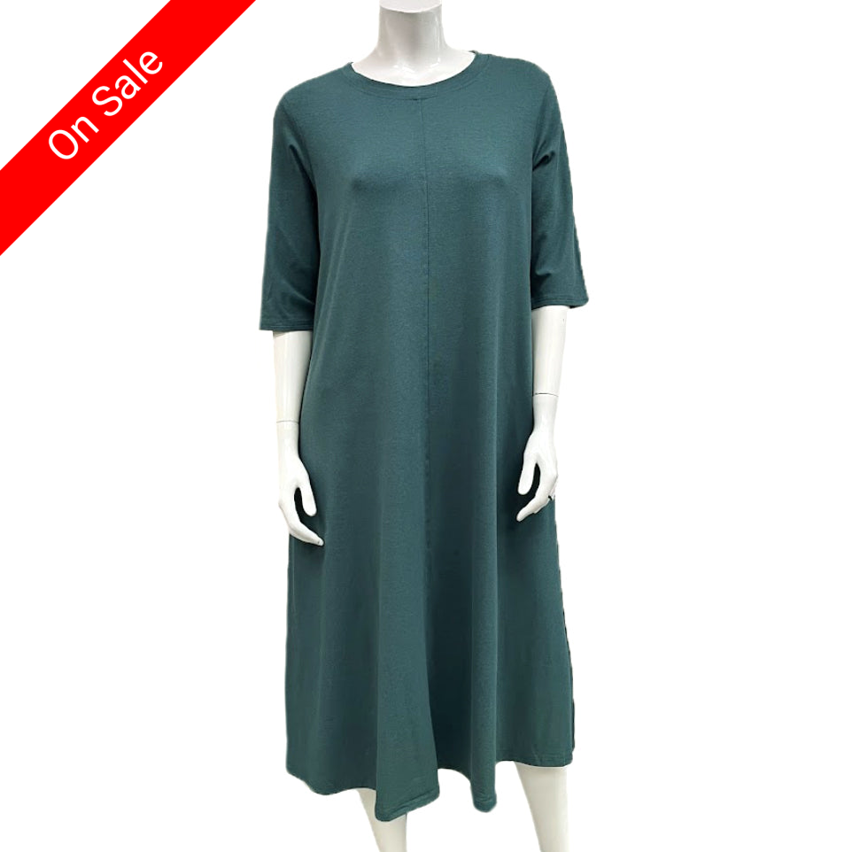 Bamboo 3/4 Sleeve Maxi Dress